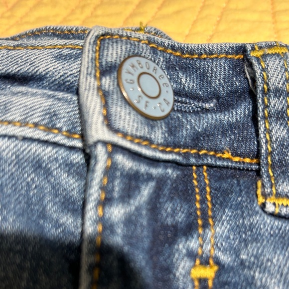 Gymboree Denim Jeans with Shimmering Silver Stripes - Picture 3 of 5